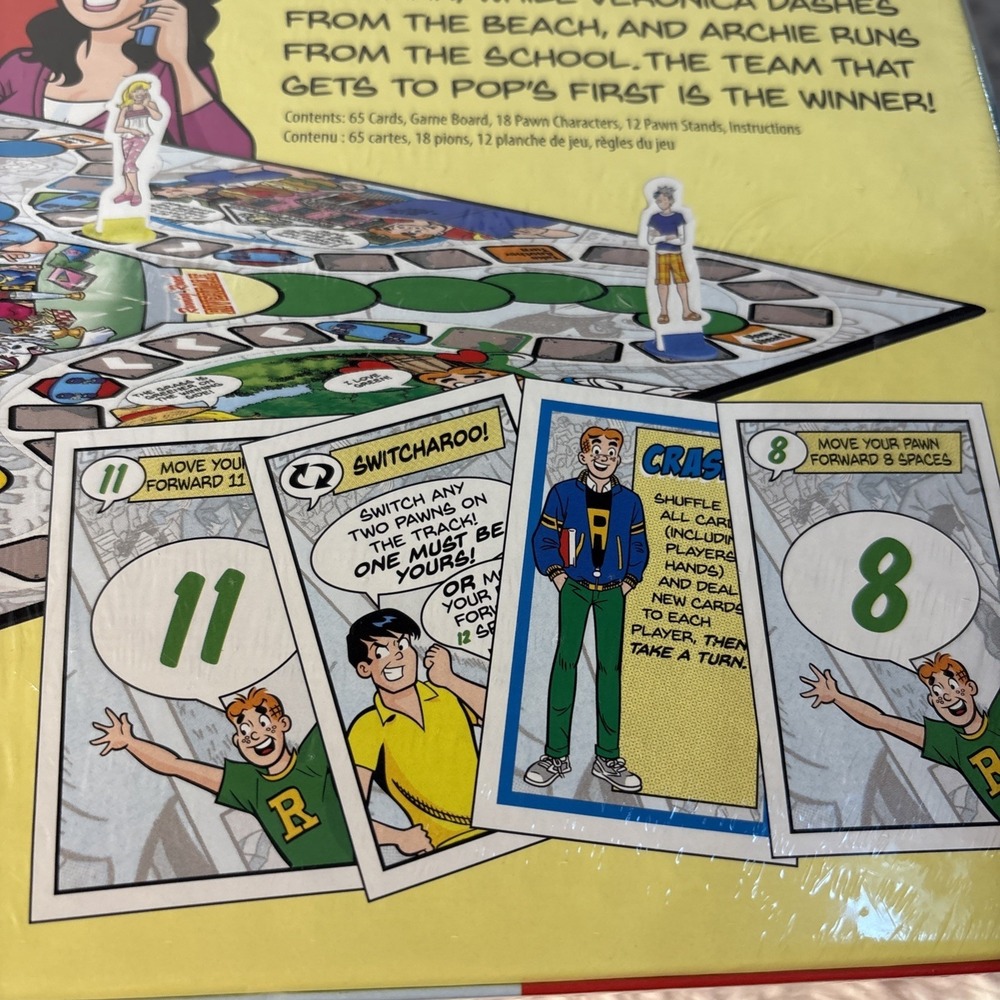 ARCHIE BOARD GAME, RUNNING 'ROUND RIVERDALE, SEALED! Ages 7+ Outset - Picture 7 of 7